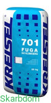 FUGA 701 SZARA 25 KG - Specjalistyczna zaprawa do klinkieru z trasem 5 -20 mm